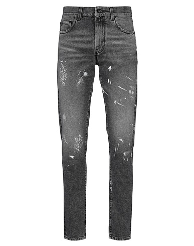OFF-WHITE™ Denim pants Charcoal 100% Cotton
