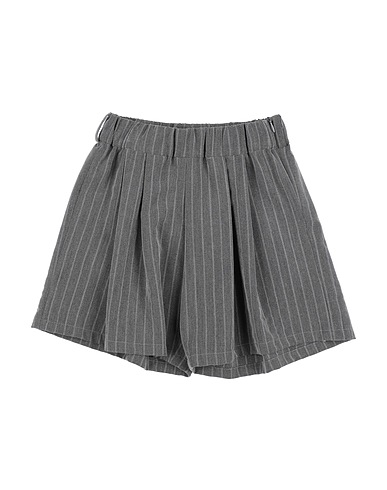 ALICE PI. Shorts & Bermuda Grey 80% Polyester, 15% Rayon, 5% Elastane