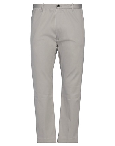NINE IN THE MORNING Casual pants Light grey 97% Cotton, 3% Elastane