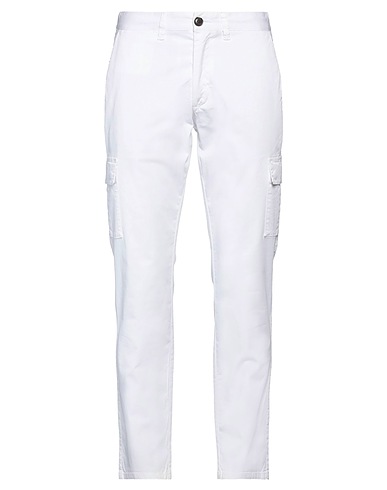 SUN 68 Брюки карго Белый 97% Хлопок, 3% Эластан