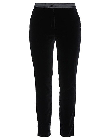 BLUMARINE Casual pants Black 99% Cotton, 1% Elastane, Polyester