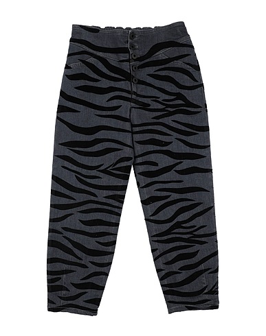 DONDUP Denim trousers Grey 97% Organic cotton, 3% Recycled elastane