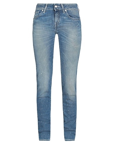 JACOB COHЁN Denim pants Blue 97% Cotton, 3% Elastane