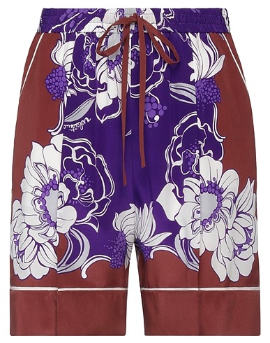 VALENTINO GARAVANI Shorts & Bermuda Brown 100% Silk