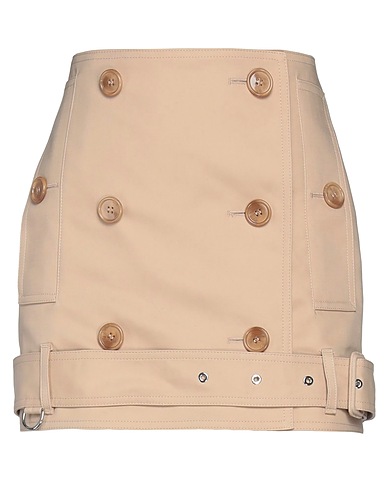 BURBERRY Mini skirt Beige 100% Cotton