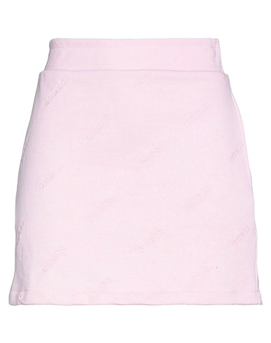 GUESS Mini skirt Pink 44% Cotton, 36% Polyester, 20% Viscose, Elastane