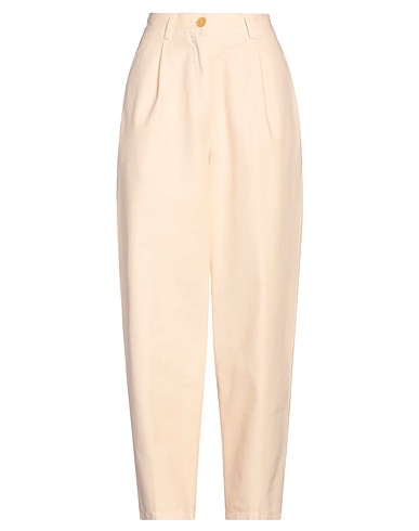 FORTE_FORTE Pantalon Beige 100% Coton