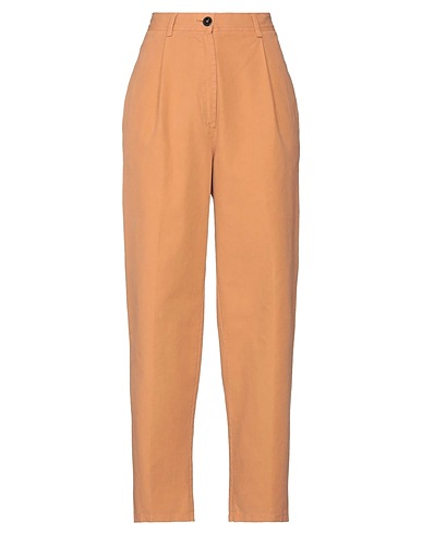 FORTE_FORTE Hosen Hellbraun 100% Baumwolle