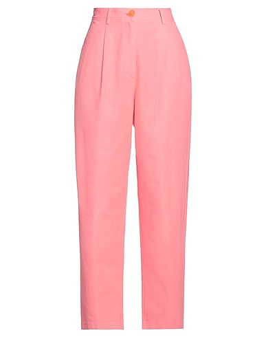 FORTE_FORTE Casual trouser Pink 100% Cotton