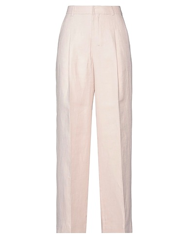 'S MAX MARA Casual pants Light pink 97% Linen, 3% Cotton