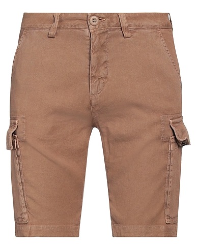 MODFITTERS Shorts & Bermuda Nocciola 56% Lino, 41% Cotone, 3% Elastan