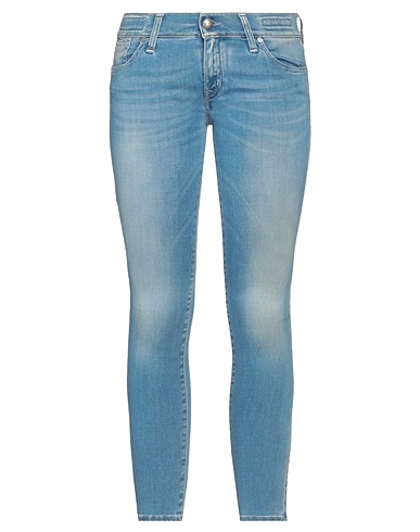 JACOB COHЁN Denim trousers Blue 93% Cotton, 5% Polyester, 2% Elastane