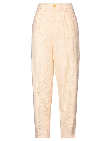 FORTE_FORTE Casual trouser Blush 78% Cotton, 22% Polyamide