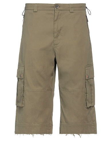 DOLCE&GABBANA Cargo Military green 97% Cotton, 3% Elastane