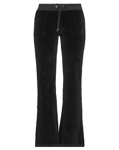 TRUDI Pantalone Nero 80% Cotone, 20% Poliestere