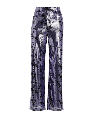 PHILOSOPHY di LORENZO SERAFINI Casual pants Purple 100% Polyester