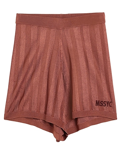 MORGAN STEWART SPORT Shorts & Bermuda Marrone 100% Rayon