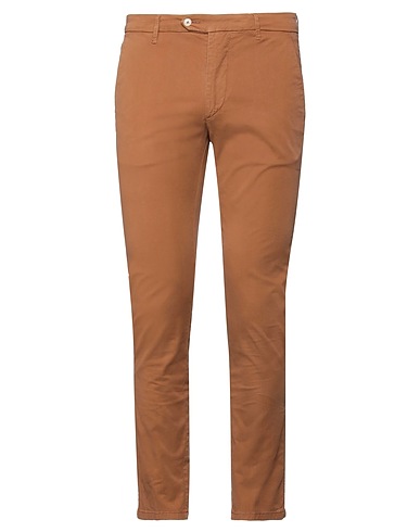 0/ZERO CONSTRUCTION Casual pants Camel 97% Cotton, 3% Elastane