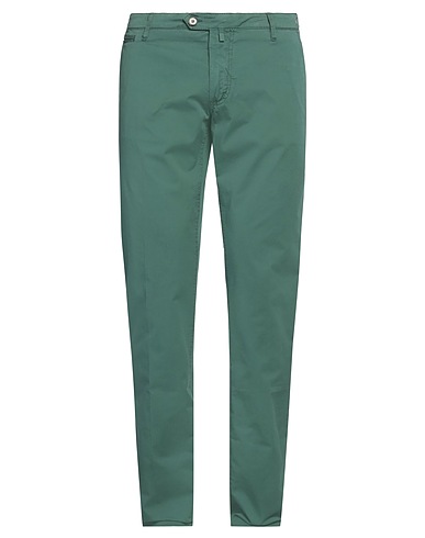 JACOB COHЁN Casual pants Dark green 97% Cotton, 3% Elastane