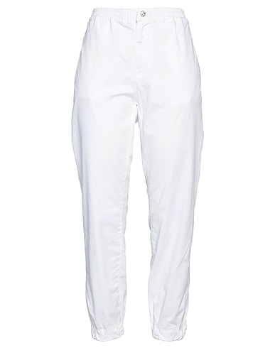 EAN 13 Casual pants White 98% Cotton, 2% Elastane