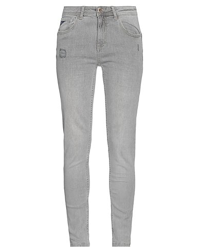 YES ZEE by ESSENZA Denim trousers Grey 98% Cotton, 2% Elastane