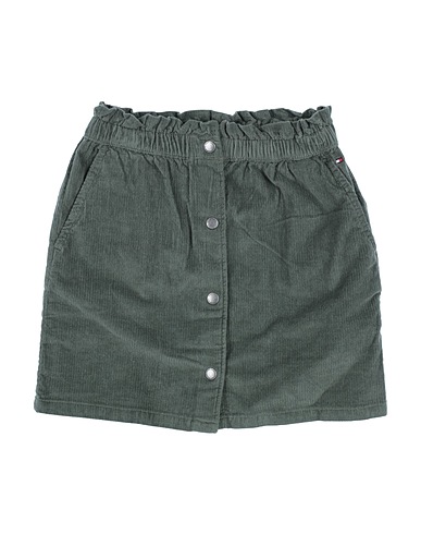 TOMMY HILFIGER Gonna Verde militare 85% Cotone, 13% Lyocell, 2% Elastan