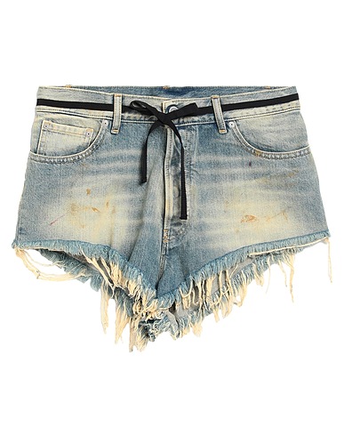 MAISON MARGIELA Denim shorts Blue 100% Cotton