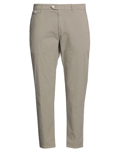 0/ZERO CONSTRUCTION Casual pants Taupe 97% Organic cotton, 3% Elastane
