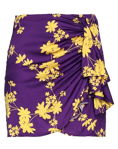 VANESSA SCOTT Mini skirt Purple 100% Viscose