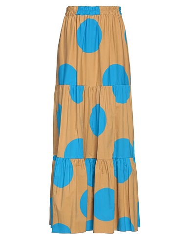 VANESSA SCOTT Langer Rock Azurblau 97% Baumwolle, 3% Elastan