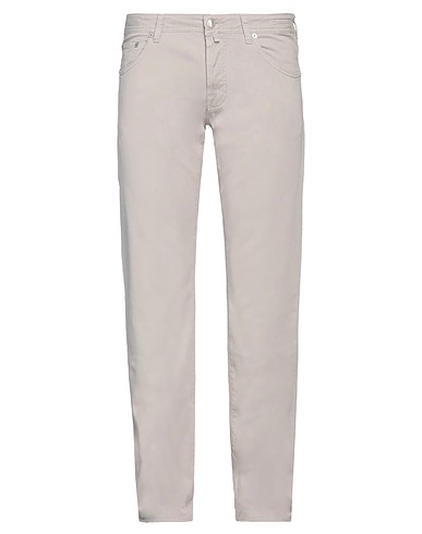 JACOB COHЁN 5-pocket Light grey 98% Cotton, 2% Elastane