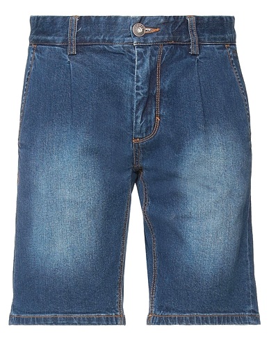SUN 68 Denim shorts Blue 99% Cotton, 1% Elastane