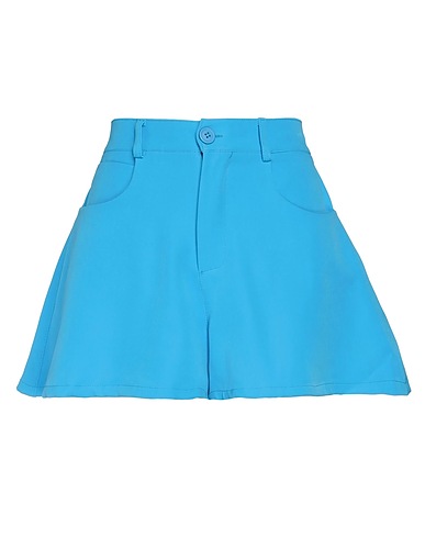 VANESSA SCOTT Shorts & Bermuda Azure 90% Polyester, 10% Elastane