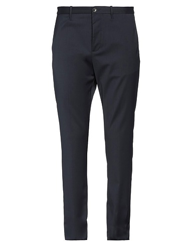 NINE IN THE MORNING Casual pants Midnight blue 98% Wool, 2% Elastane