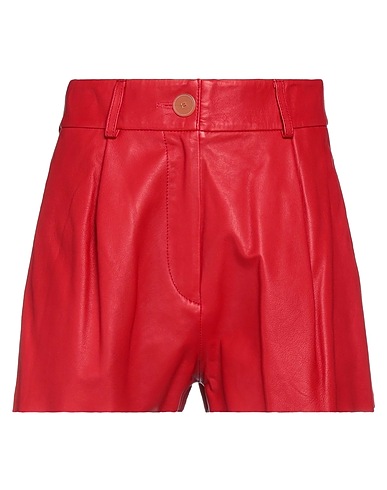 FORTE_FORTE Pantalone pelle Rosso 100% Pelle