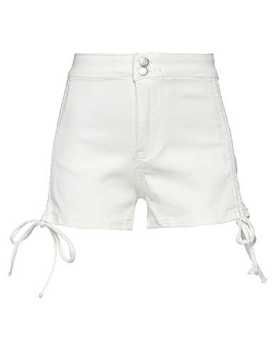 VANESSA SCOTT Shorts & Bermuda Avorio 65% Cotone, 35% Poliestere