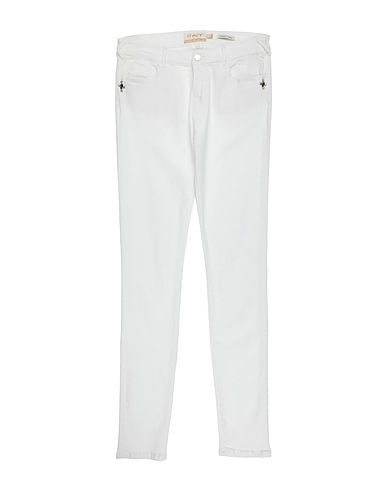 MET JEANS Casual trouser White 72% Lyocell, 13% Polyester, 13% Cupro, 2% Elastane