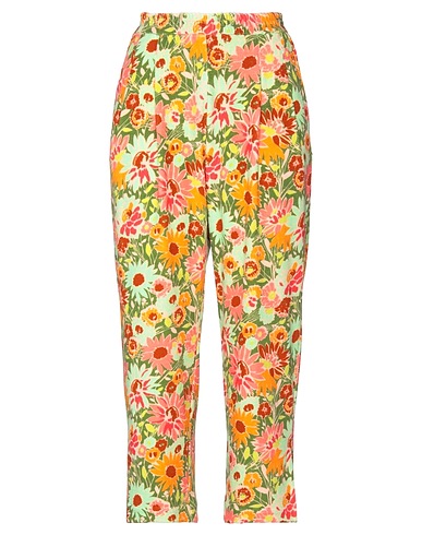 SUZIE WINKLE Pantalone Verde chiaro 84% Cotone, 16% Poliammide