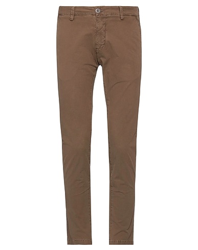 MODFITTERS Casual pants Brown 98% Cotton, 2% Elastane