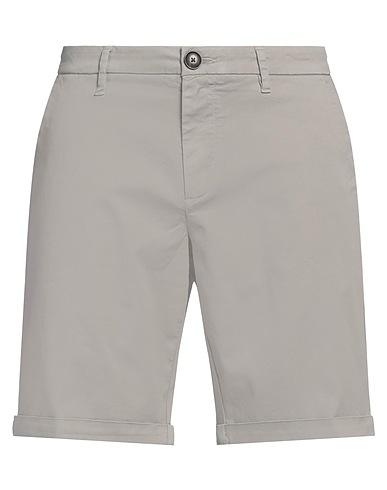 SUN 68 Shorts & Bermuda Light grey 97% Cotton, 3% Elastane
