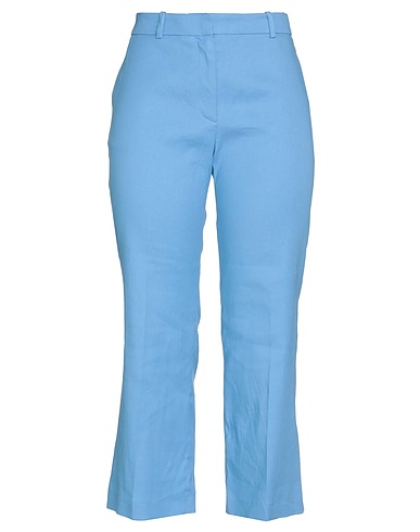 JOSEPH Casual pants Pastel blue 66% Linen, 32% Cotton, 2% Elastane