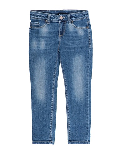 PLEASE Denim trousers Blue 98% Cotton, 2% Elastane