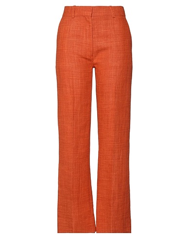 VICTORIA BECKHAM Casual pants Rust 100% Linen