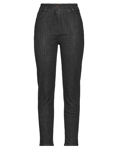CLIPS MORE Denim pants Black 98% Cotton, 2% Elastane