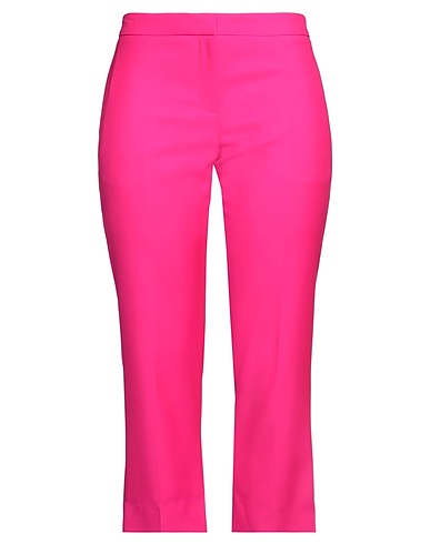 MCQUEEN Pantalone Fucsia 100% Lana