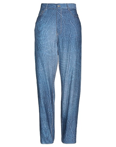 LANEUS Pantalón Azul marino 100% Viscosa