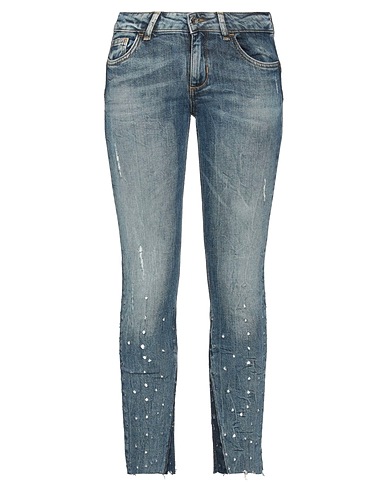 LIU •JO Denim pants Blue 98% Cotton, 2% Elastane