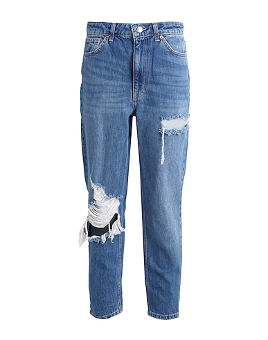 TOPSHOP Jeans Blau 100% Baumwolle