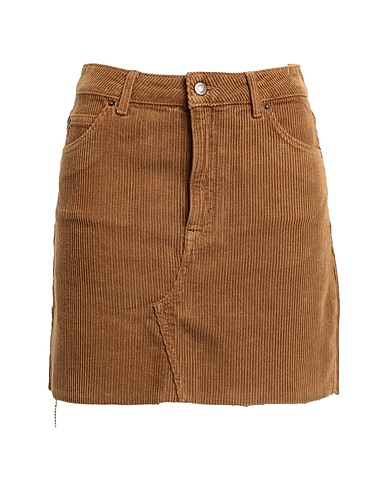 TOPSHOP Mini skirt Military green 100% Cotton