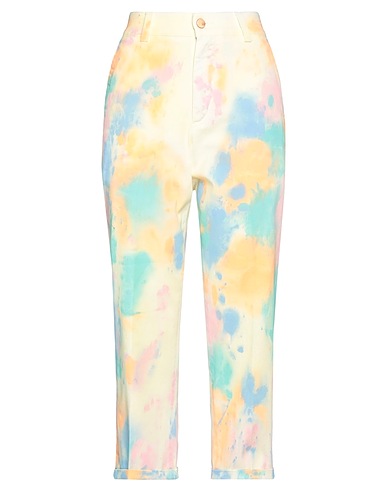 PT Torino Denim trousers Light green 92% Cotton, 6% Elastomultiester, 2% Elastane